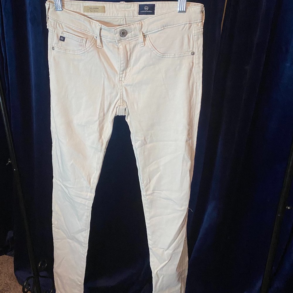 ag Adriano Goldschmied, white jeans, size 26R